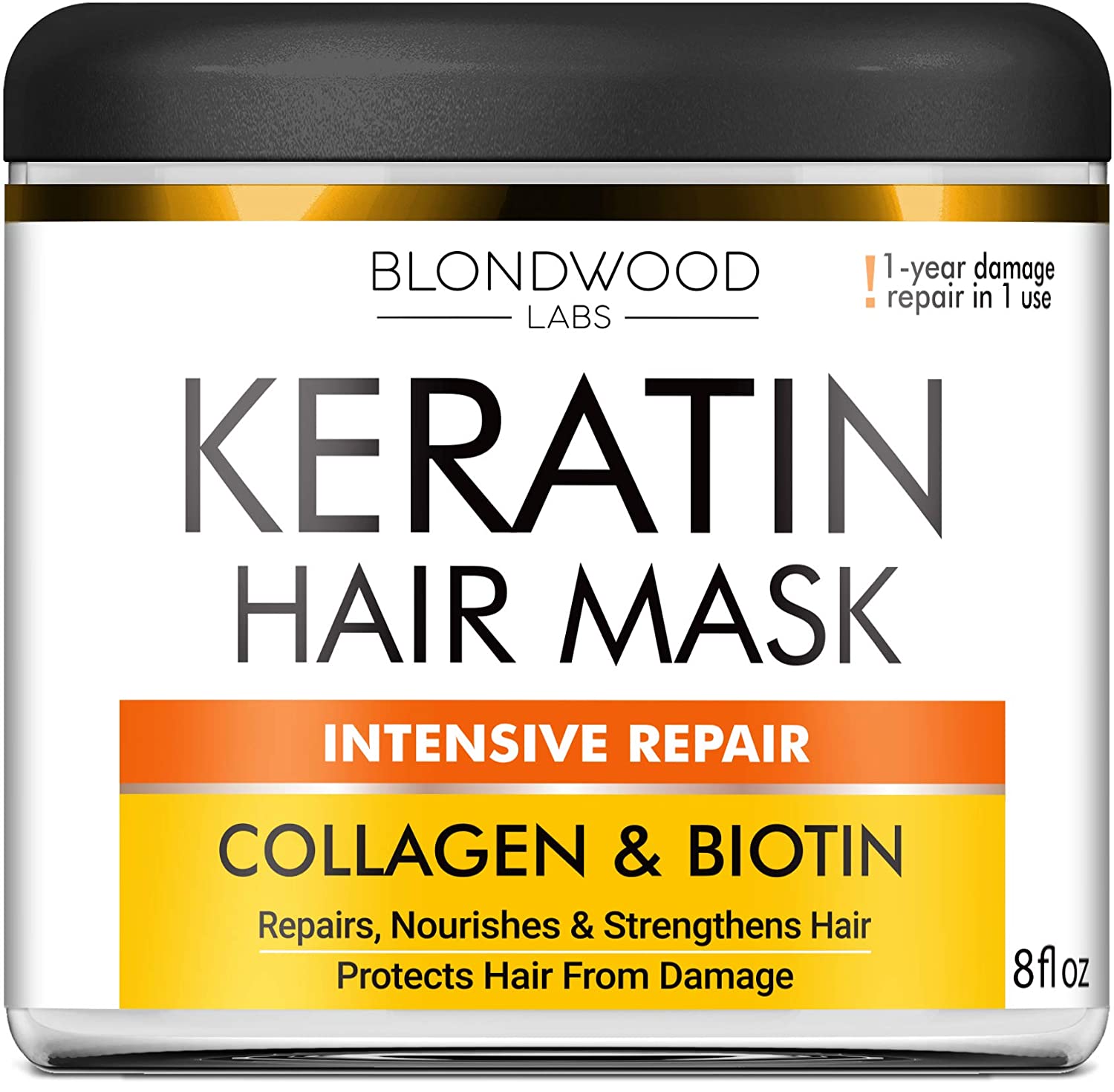 [米国直配送][消費者満足度上位] ケラチンヘアマスク - アメリカ製 - ドライダメージヘアに最適