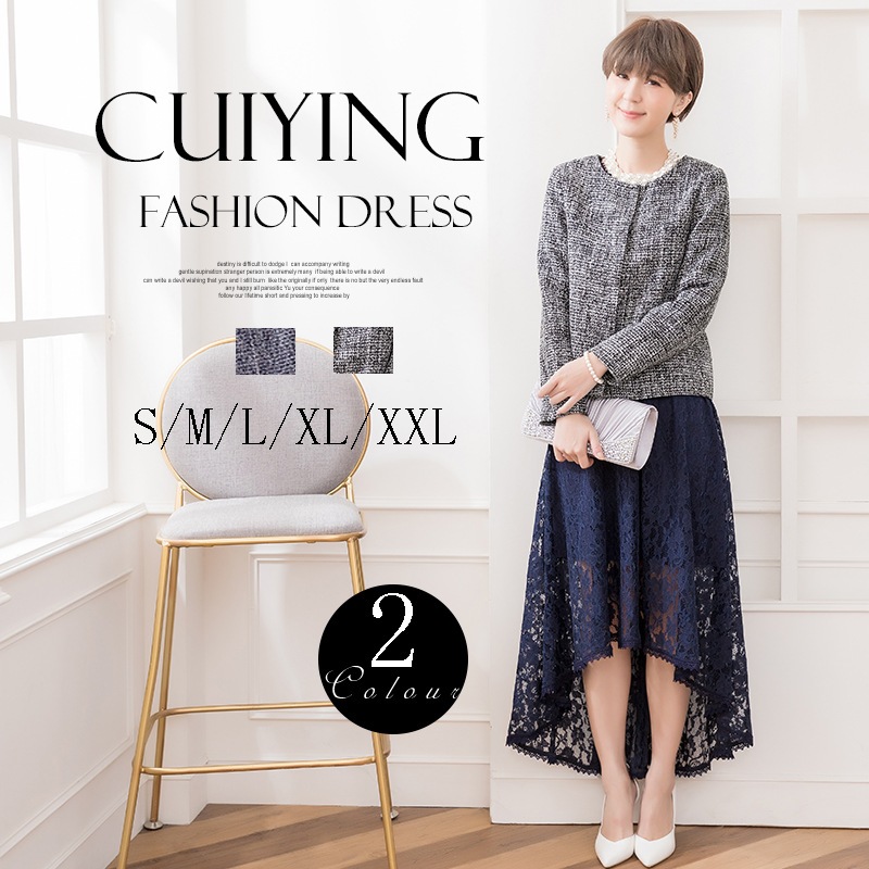 冬の女子服新しいスタイルの小さな花のセレブリティリトルジャケットラウンドネック韓国語韓国語バージョントップ88232