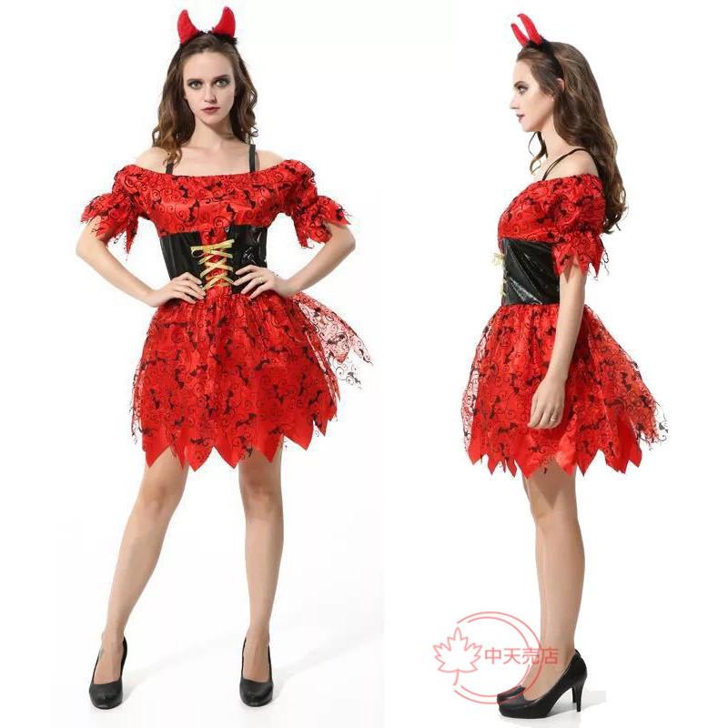 【激安開催！】巫女 バンパイア セクシー 悪魔系 魔女 悪魔 ハロウィン レディース　コスプレ 衣装 ワンピース イベント衣装 演出服 ステージ仮装 クリスマス