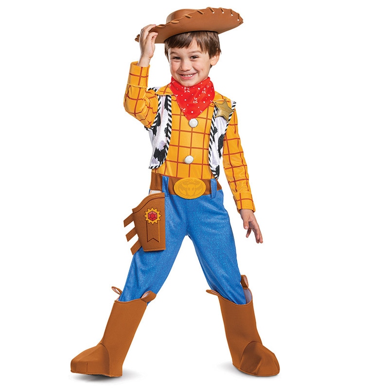コスプレ 仮装 ウッディ デラックス 子供用 XS 【 コスプレ 衣装 ハロウィン 仮装 コスチューム 子供 アニメ ディズニー グッズ キッズ トイストーリー こども ピクサー 子ども用 トイ・スト
