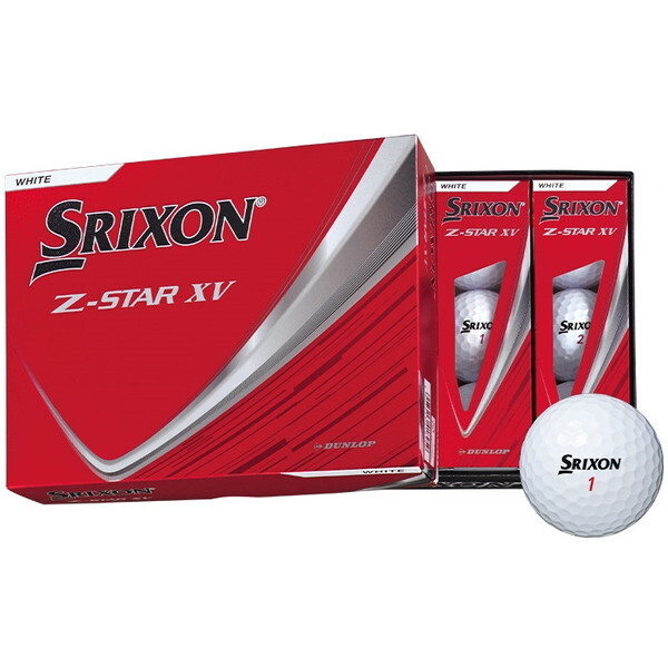スリクソン Z-STAR XV ボール 2025年モデル ホワイト 1ダース(12個入り)