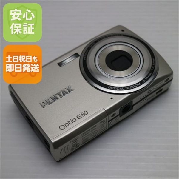 美品 Optio E80 ゴールド PENTAX デジカメ 83