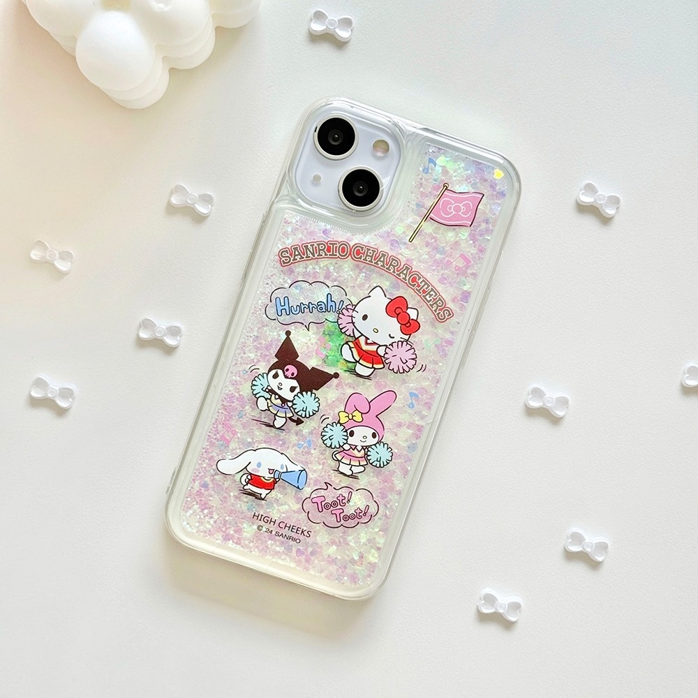 HIGH CHEEKS 韓国 Sanrio Characters Cheer For You Glitter Case_HC2436GP001Oスマホケース