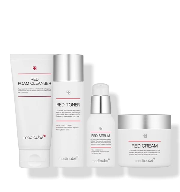 レッドライン 2.0 4種 SET(レッドトナー 2.0 100ml+レッドセラム 2.0 30ml+レッドクリーム2.0 50ml+レッドフォームクレンザー120ml) 9,345円