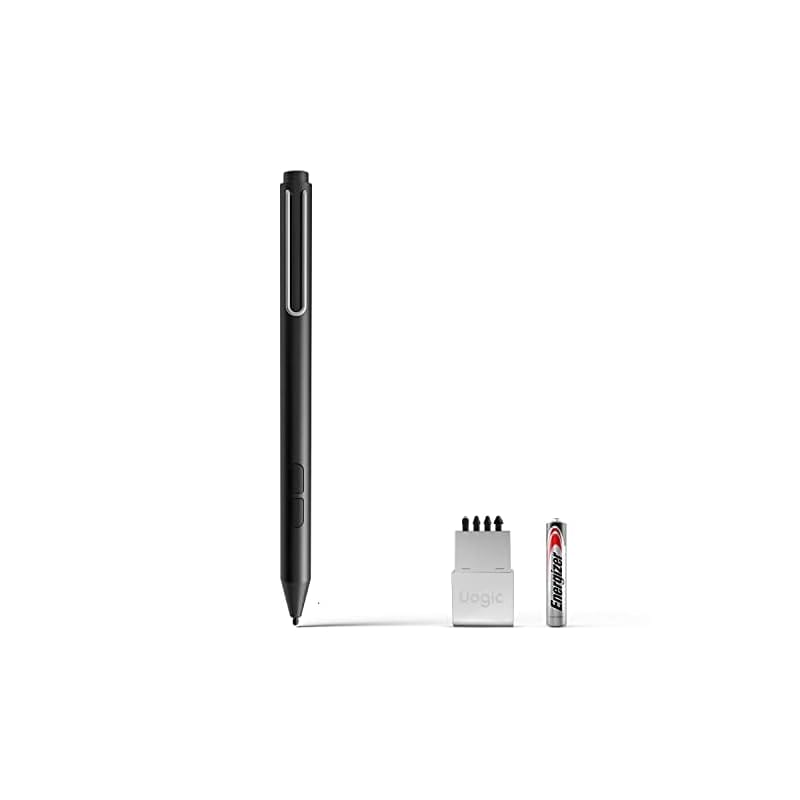 Uogic Surface用タッチペン Surface ペン 4096圧力感度 人間工学に基づいたデザイン サーフェス ペン 誤作動防止/消しゴム/右クリック機能対応