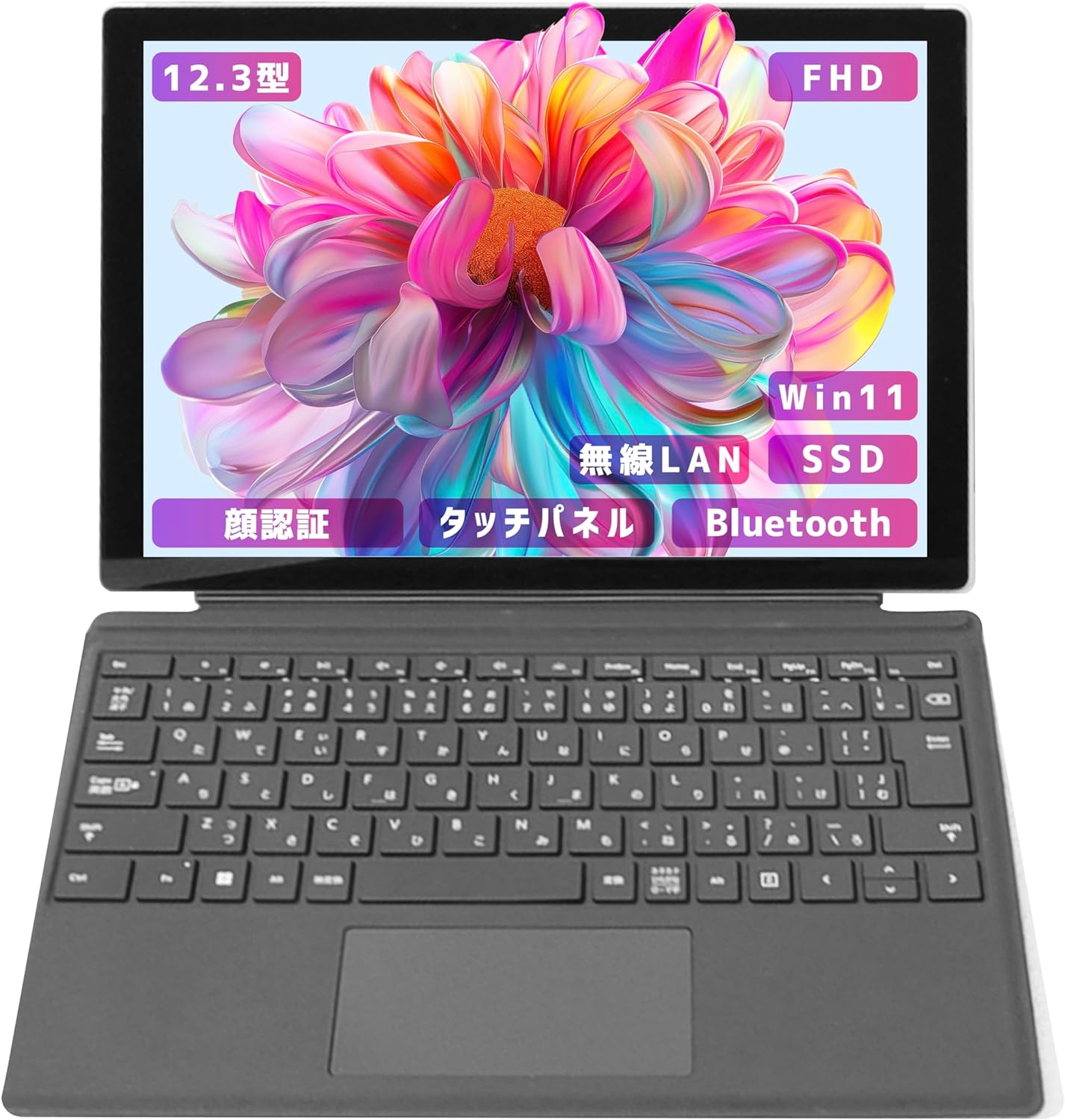 ノートパソコン windows11 Surface Pro7 i5-10世代 カメラ内蔵 タッチパネル 2in1 メモリ16GB, SSD256GB【超軽量12.3インチoffice 2021】 53,280円