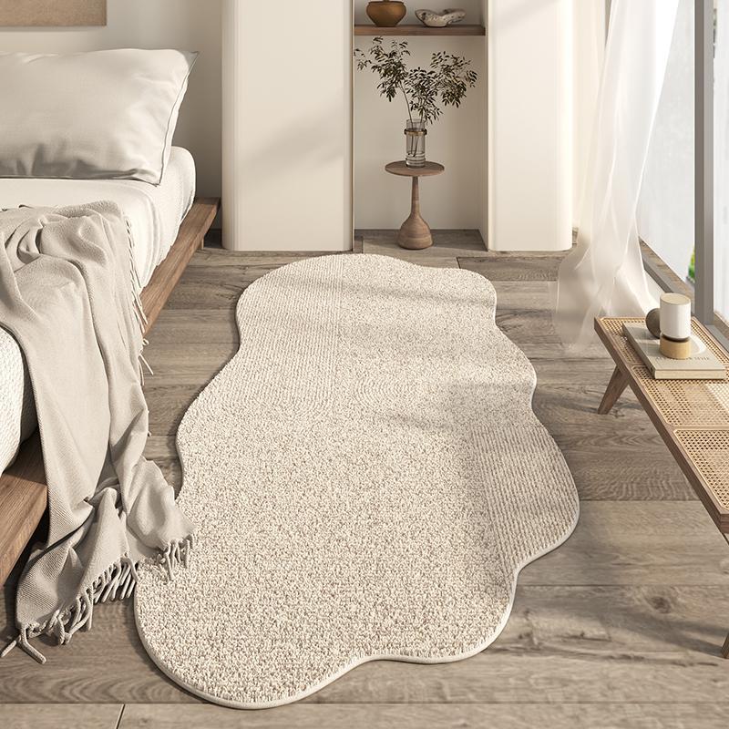 カーペット ベッド ミニマリスト カーペット ロング イレギュラー フロアマット