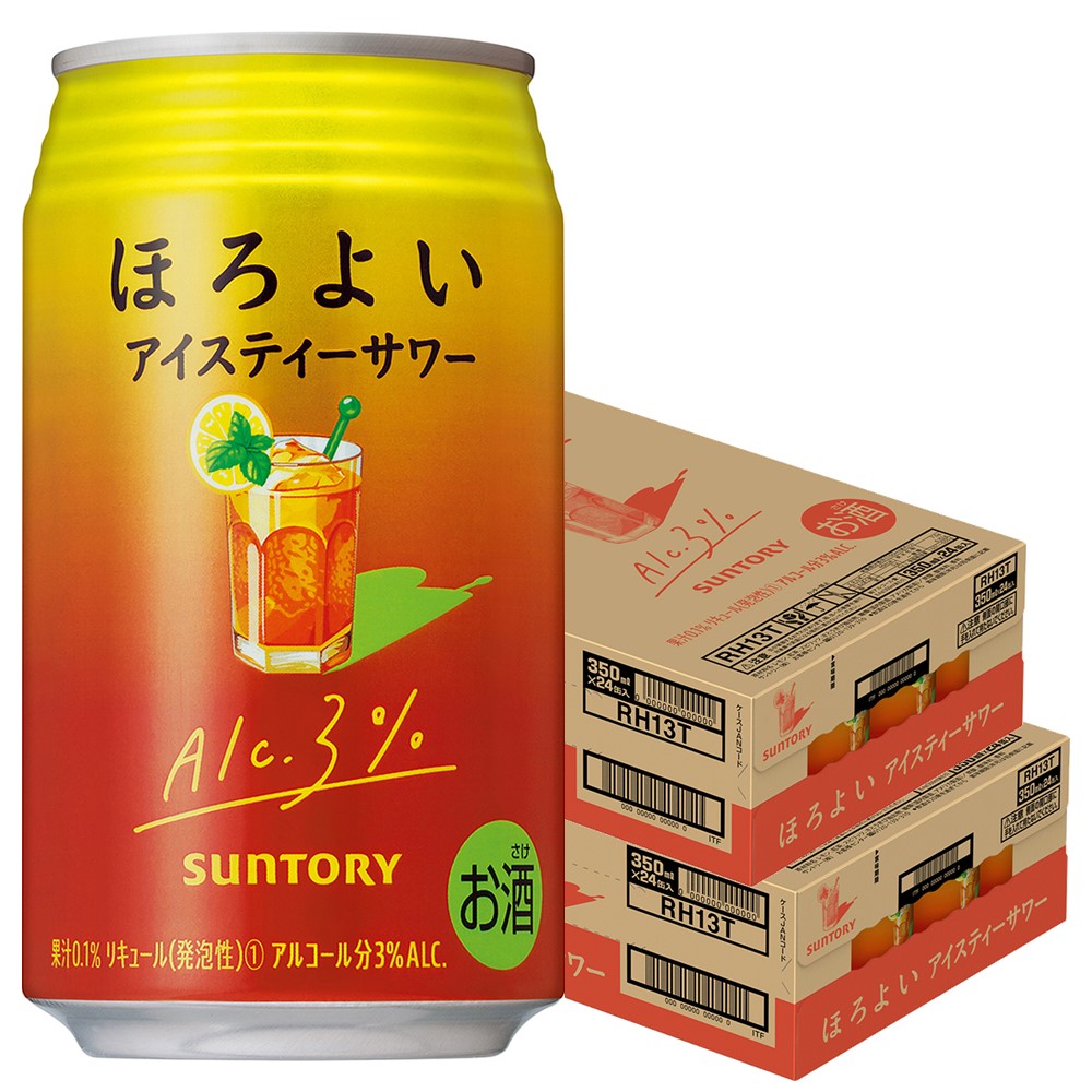 【送料無料】サントリー ほろよい アイスティーサワー 350ml2ケース/48本【北海道沖縄県東北四国九州地方は必ず送料が掛かります】