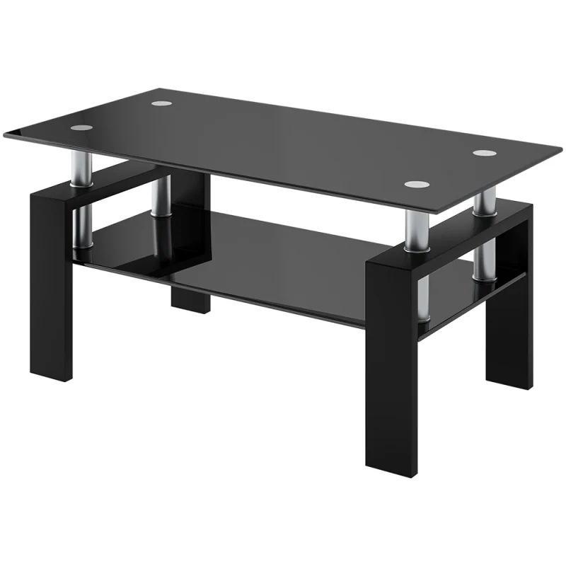 ガラステーブル コーヒーテーブル テーブル ローテーブル センターテーブル 幅88cm 強化ガラス天板 ガラス 北欧 リビングテーブル 一人暮らし 新生活 おしゃれ