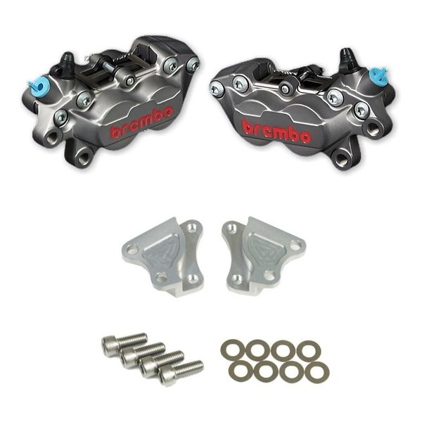 4PキャリパーKIT bremboキャスティング TI WQ25-17001SV