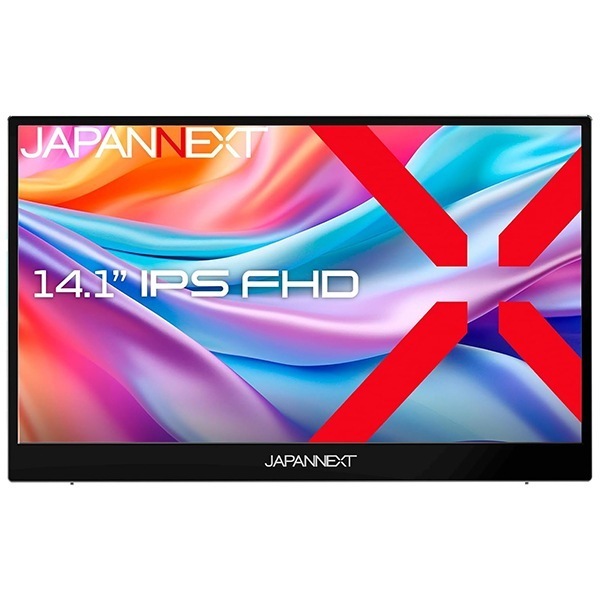 JAPANNEXT 液晶ディスプレイ 14.1型/1920×1080/miniHDMI×1USB-C×2/スピーカー有/1年保証