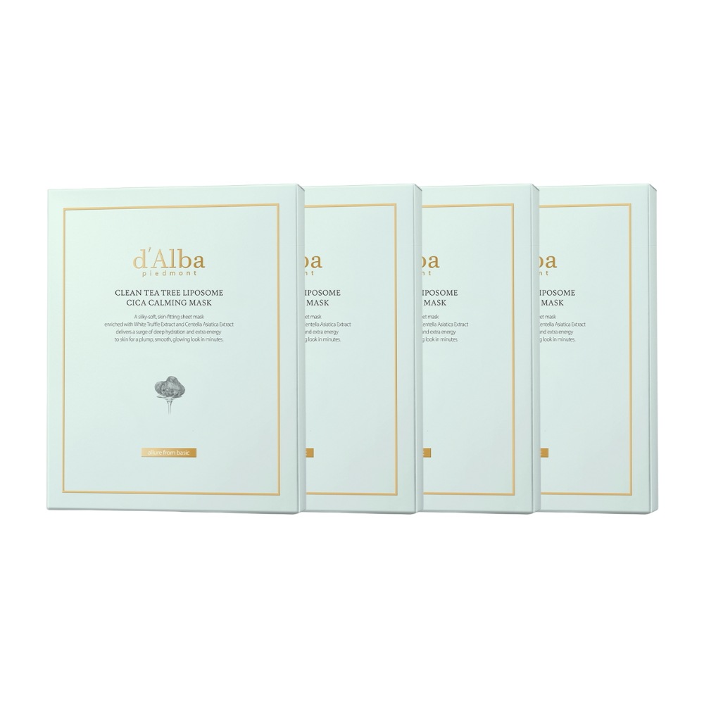 【合計20枚】ティーツリー シカ カーミング マスク 4BOX（20枚）