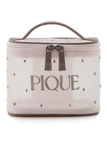 [ジェラート ピケ] ドット刺繍チュールバニティポーチ PWGB242665 レディース PNK