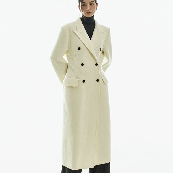 J3068 ハンドメイド テーラード ウール コート