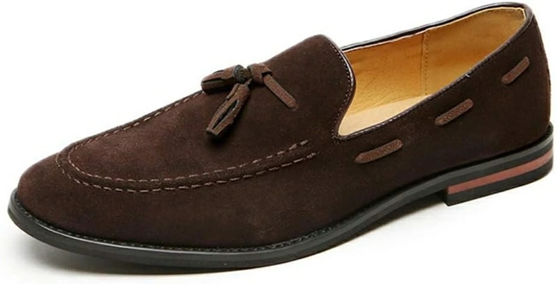 スエード調 ビジネスシューズ メンズ 革靴 皮靴 紳士靴 男性 結婚式 新郎 フォーマル 冠婚葬祭 ドレスシューズ ローファー タッセル 春 夏 柔軟 軽量 スリッポン スーツにあう デニムにあう