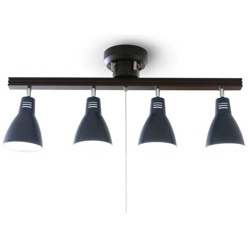 アイリスオーヤマ　IRIS OHYAMA　4灯シーリングライト ストレートタイプ ネイビー　CL-4E26SW-A