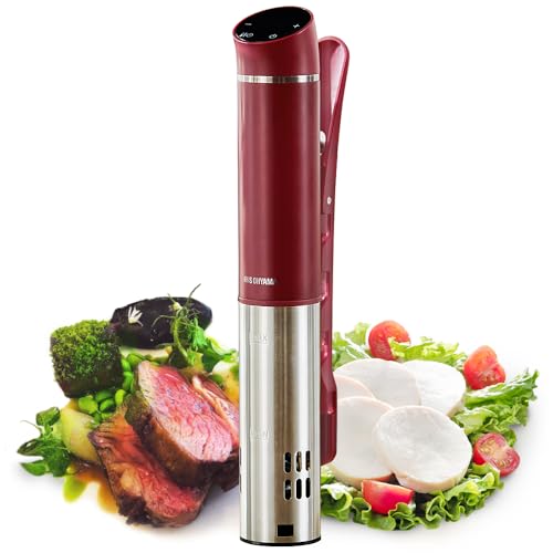 アイリスオーヤマ スリム 低温調理器 LTC-02-R カシスレッド