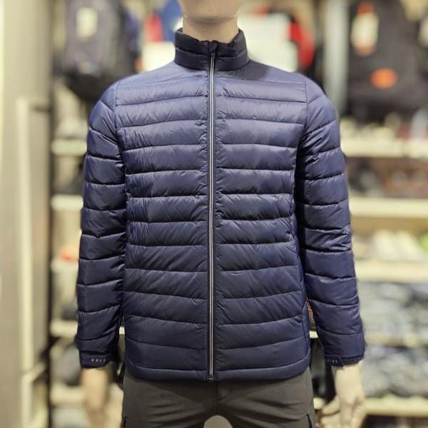 UJ6822MNV 男性用ダックダウン ハイネック 軽量パディングジャンパー (S42517639)