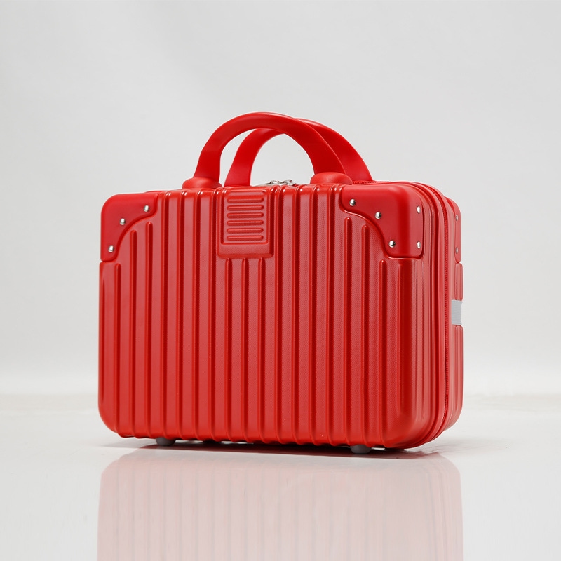 ラブリーフグリーンミニハンドヘルド荷物13インチフロストコスメバッグは大きな箱を掛けることができます持参金パスワード小さな箱