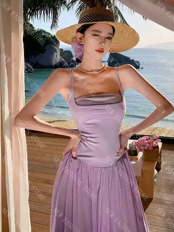 キャミソールドレス女性春-95