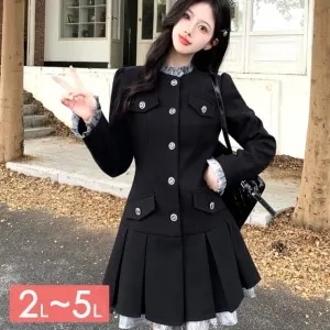 フリルで可愛さプラス！きちんと感のあるワンピース