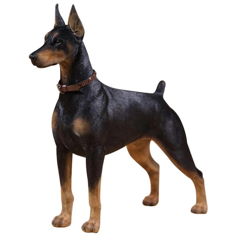 Mr.Z 1/6 サイズ ドーベルマン ドーベルマンピンシャー 犬 動物 リアル フィギュア プラモデル プレミアム おもちゃ 模型 18.2cm オリジナル スタチュー