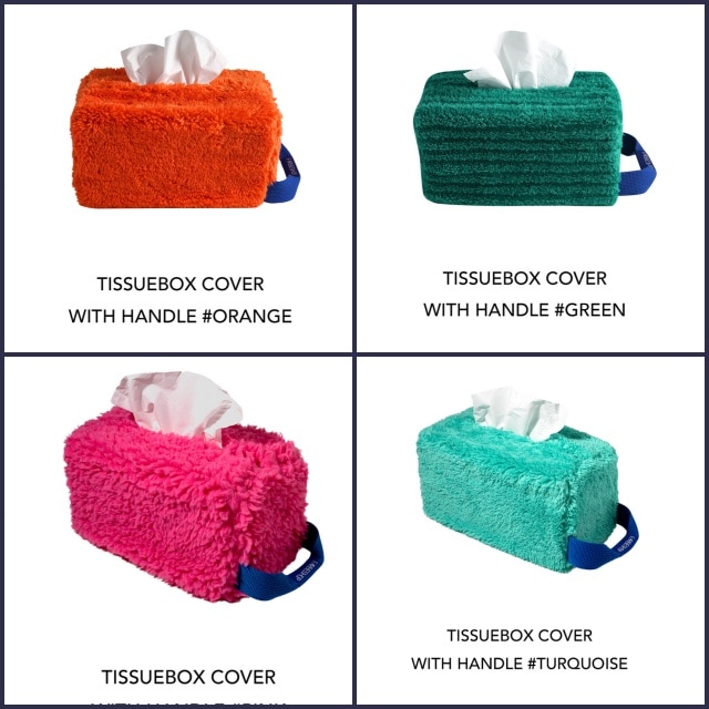 [韓国人気雑貨限定版] ホーム ファブリック カバー ティッシュボックスカバー TISSUEBOX WITH HANDLE 7種