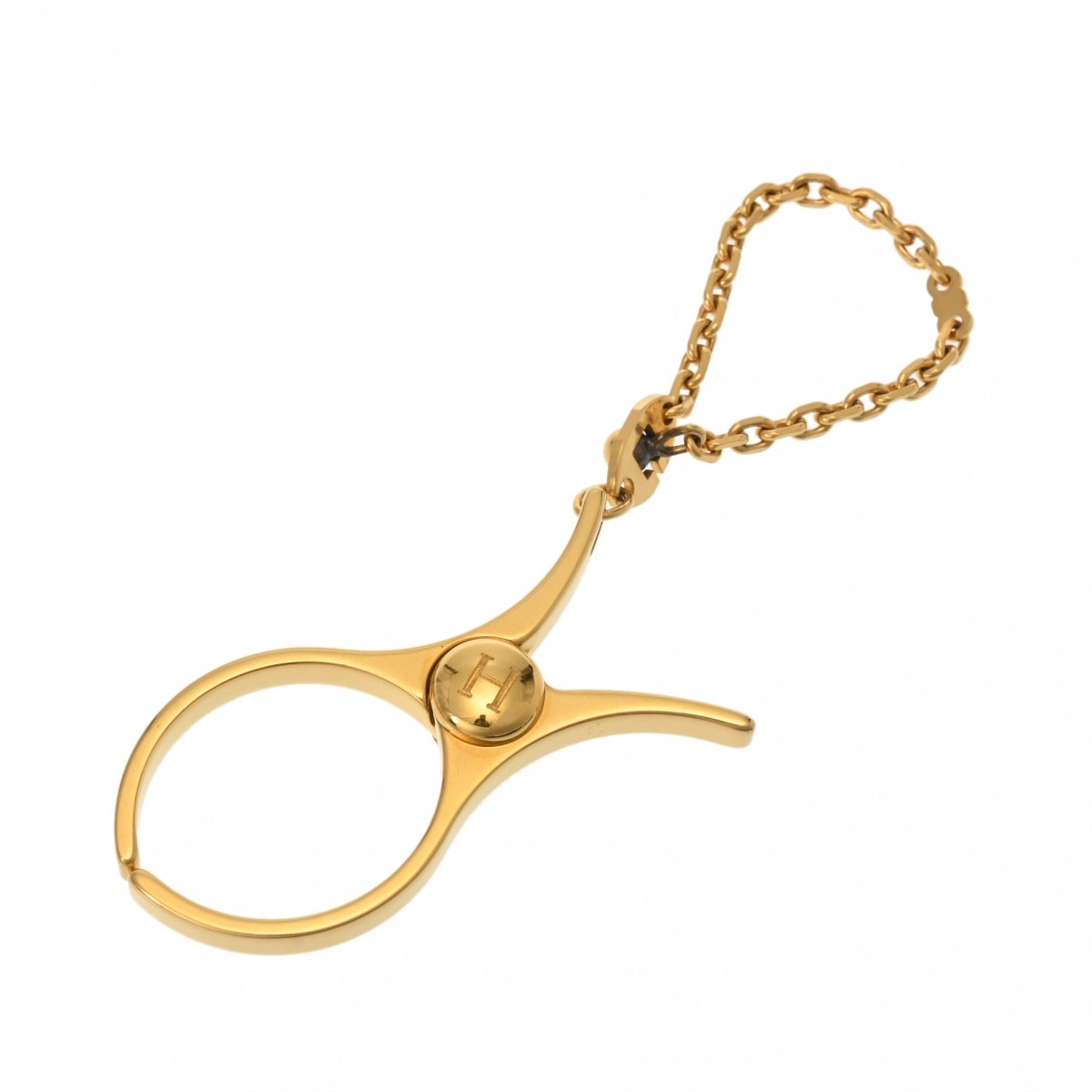 グローブホルダー ゴールド金具 ユニセックス ブランド小物 ABランク 中古 銀蔵