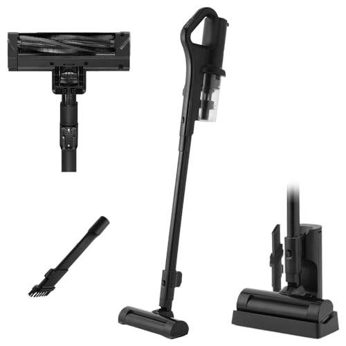 【壁際のゴミも取り逃さない】アイリスオーヤマ コードレス掃除機 軽量1.3kg 置くだけで充電 SCD-AZ18P2-B【Amazon.co.jp限定】