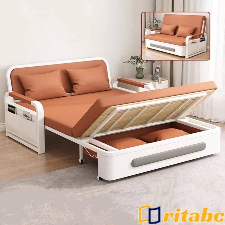 多機能耐久便利実用　折りたたみベッド 収納ケース付き ソファーベッド ダブルベッド 洗える布地綿麻 ソファー 家庭用 28,357円