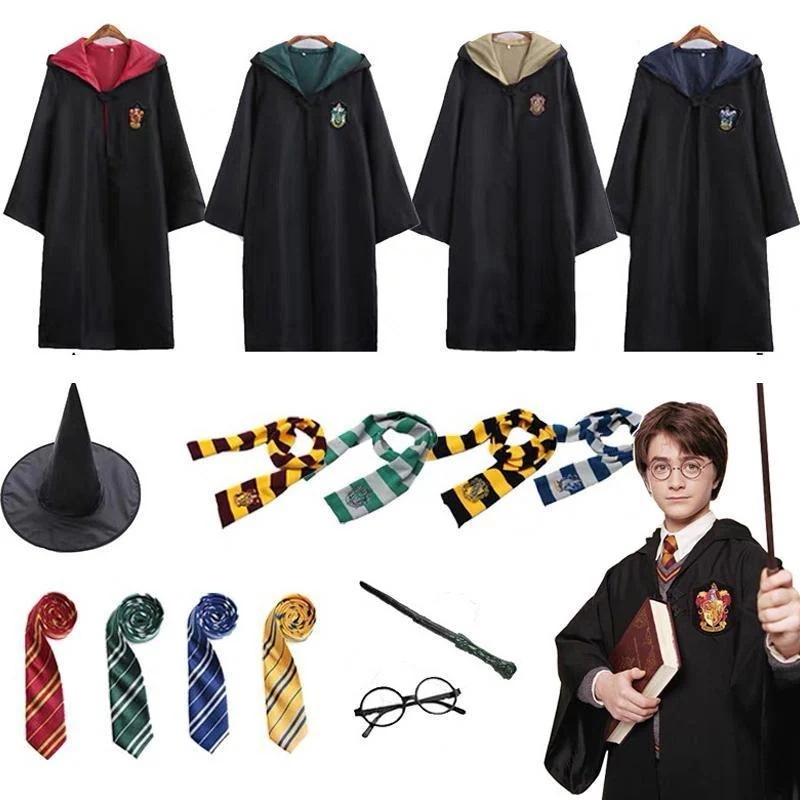 ハロウィン クリスマス コスプレ衣装 Harry Potter グリフィンドールハリーポッターローブレイブンクローハッフルパフスリザリンハロウィン仮装