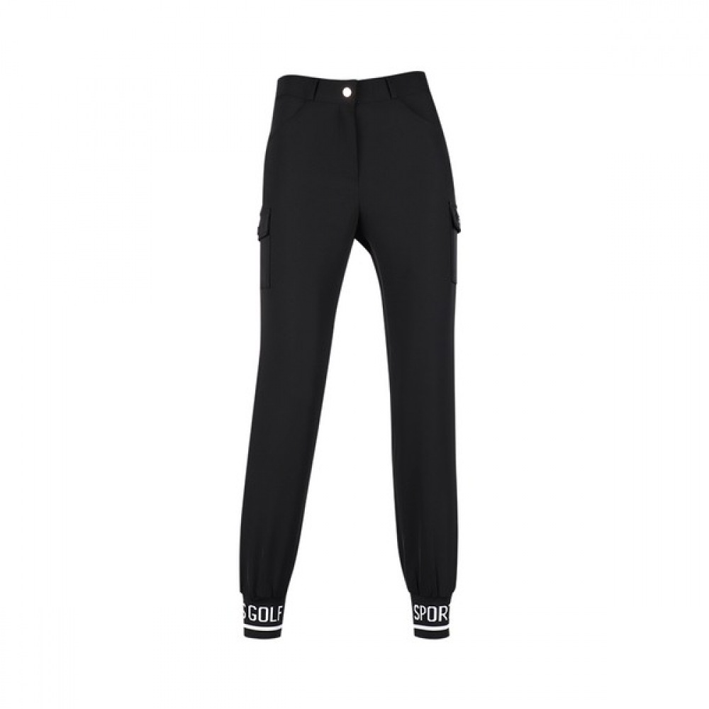 [ラックスゴルフ] ラックスゴルフ BMU レディースハーフバンディングアウトポケットジョガーパンツ BMU25S218W