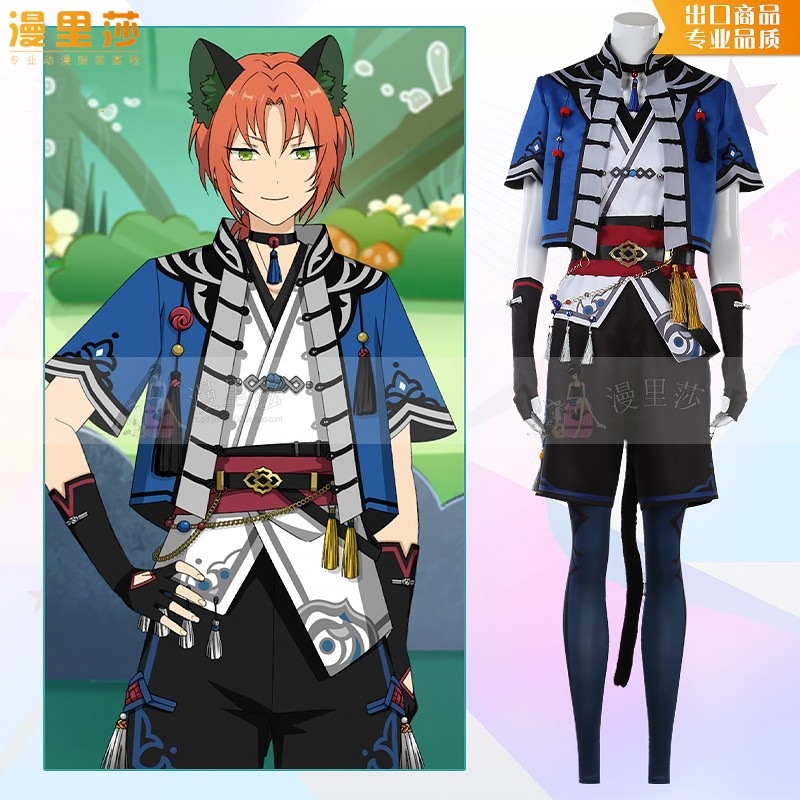 コスアイドルドリームフェスティバル2と羅暁黎合同カード顔岳永蕾來アニメコスプレ衣装