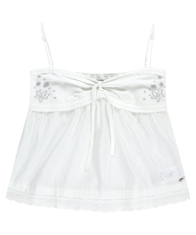 トップス COYSEIO SOLAR STITCH SLEEVELESS WHITE SOLAR STITCH SLEEVELESS WHITE - coyseio