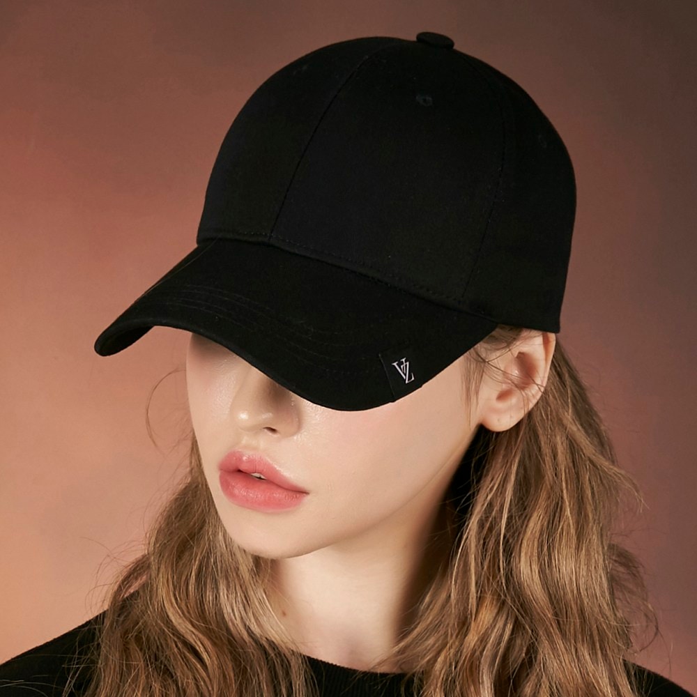 VARZAR ラベルバイザー オーバーフィットボールキャップ