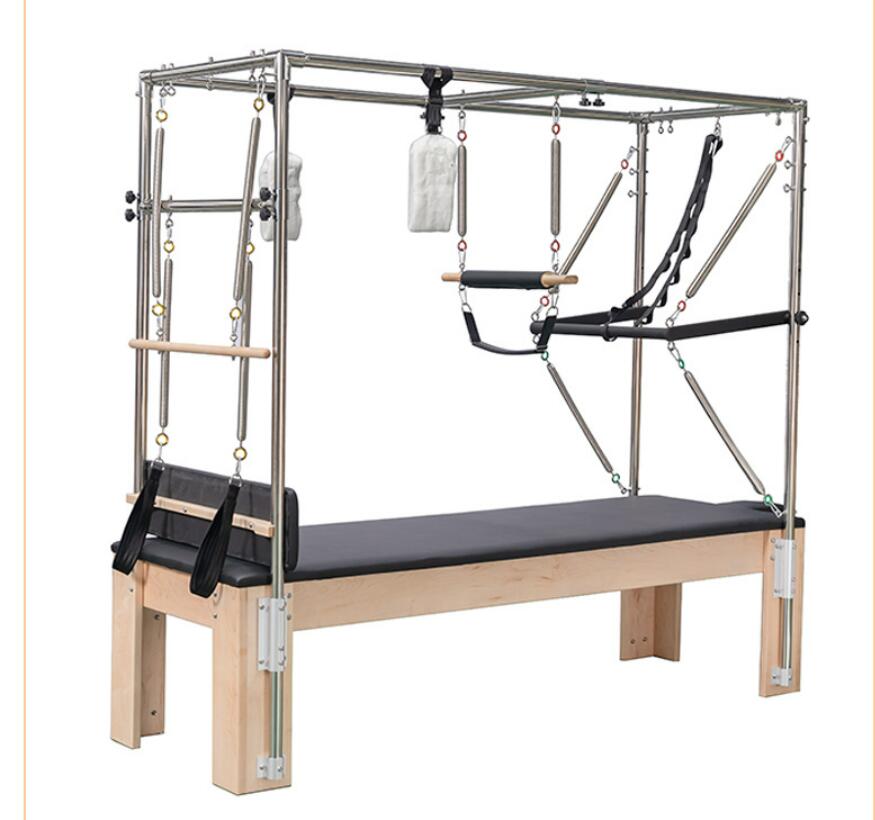 ピラティス大型器具ヨガスタジオ ホームトレーニング スライディングベッド フィットネス器具 ピラティスベッド　高質メイプル・ピラティス大型器具 家庭用多機能トレーニングベッド ヨガトレーニング
