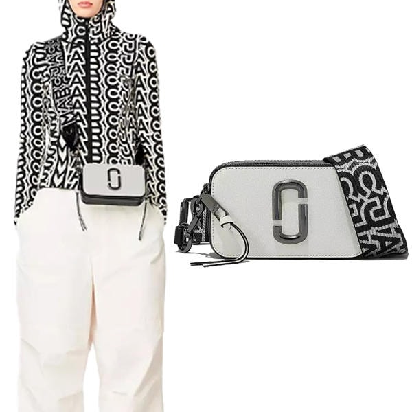 The Bicolor Snapshot Crossbody Bag 2P3HCR005H01 MARC