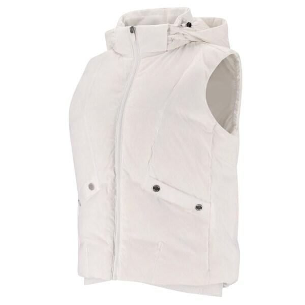 （6K81451 101）2024年 女性 冬 フード付き ダウンベスト