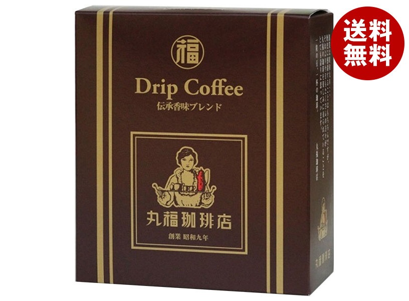 丸福珈琲店 ドリップコーヒー 伝承香味ブレンド 50g(10g×5P)×12袋入×(2ケース)
