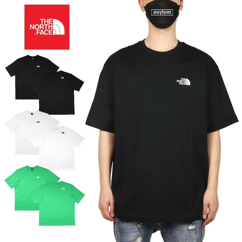 ノースフェイス Tシャツ THE NORTH FACE 半袖Tシャツ ビッグTEE メンズ レディース アウトドア ブランド 大きいサイズ おしゃれ 黒 白 綿100%