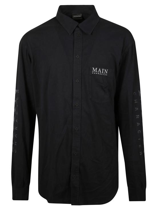 BALENCIAGA Men Shirts 850260 TTVB91083 Black