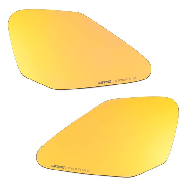 ハイビジミラー 貼り付けタイプ Ninja ZX-25Rなど 広角 ゴールド 29710