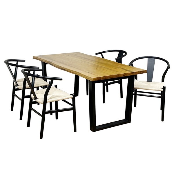 後藤家具物産 VT-01-160-5-BKWH ダイニングテーブル 5点セット メーカー直送