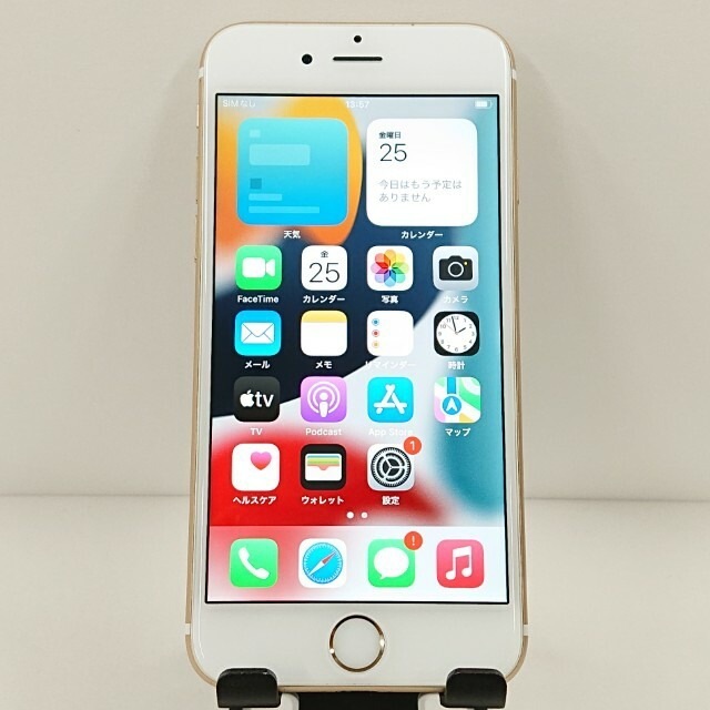 iPhone6s 32GB au ゴールド 送料無料 本体 c11819 【中古】