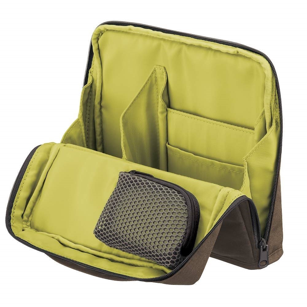 （まとめ買い）ツールペンスタンド Haco/biz ブラウン カハ-HB11S [x3]