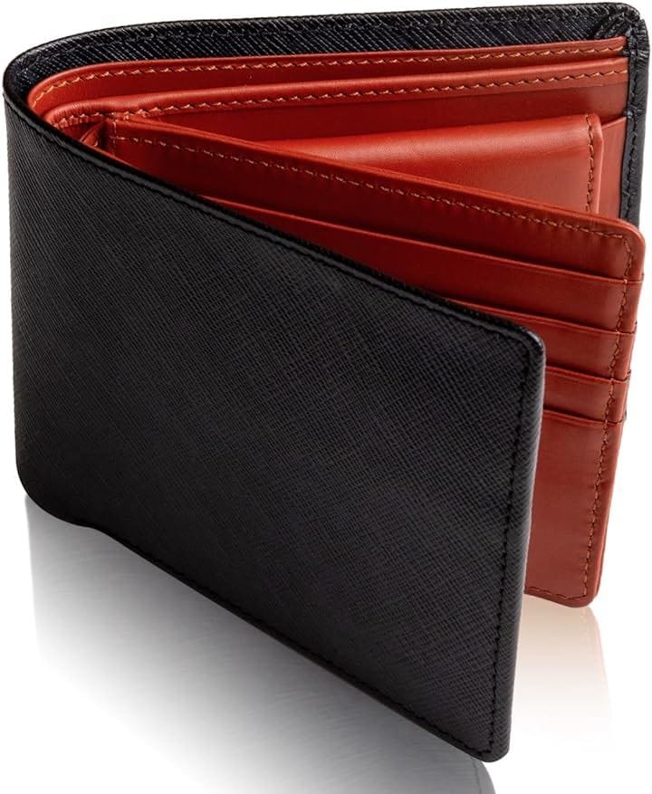 財布 メンズ 2つ折り カード17枚 二つ折り 本革 プレゼント 二つ折り財布 8( ブラウン)