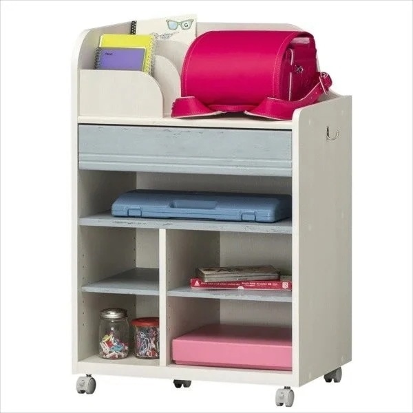 ランドセルラック 学用品収納 本棚 おしゃれ 北欧モダン レトロ 引き出し 登校に必要なものをまとめて整理 キャスター 低ホルムアルデヒド
