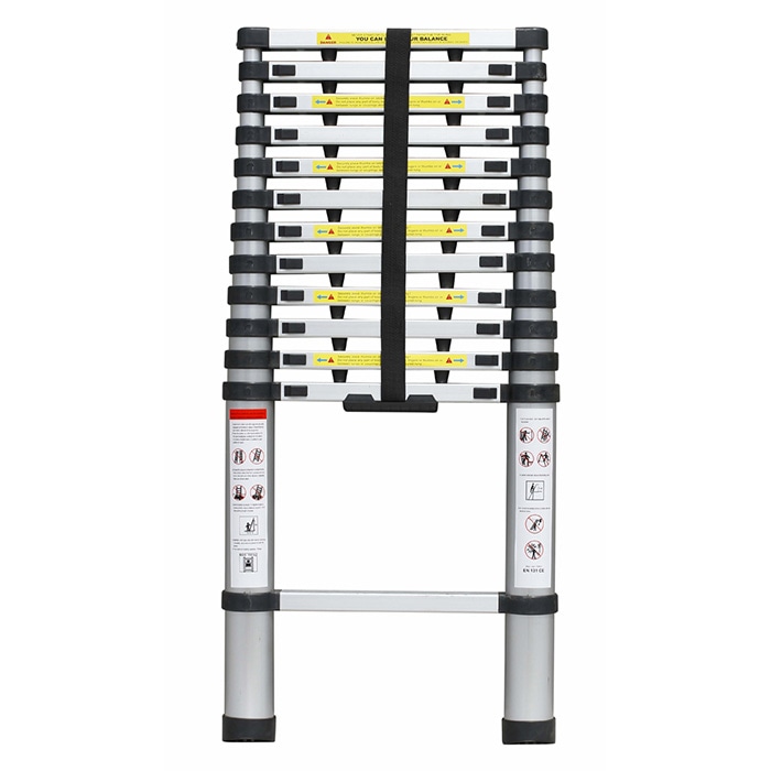 伸縮はしご スーパーラダー AT0112H 指詰め防止付 コンパクト アルミ製