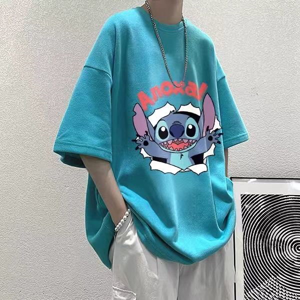 Qoo10] ディズニー スティッチTシャツ男女兼用メンズtシャツ