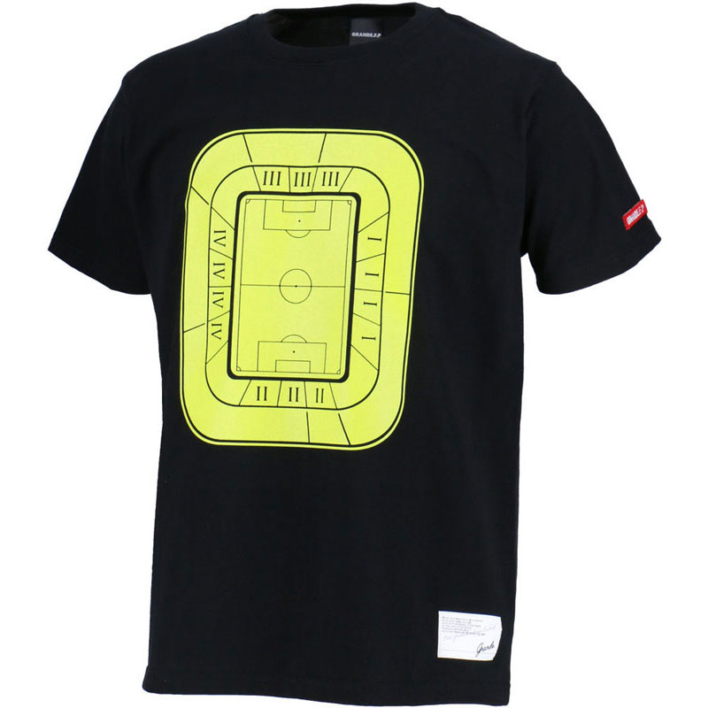 GRANDE.F.P(グランデエフピー) 【男女兼用 サッカー・フットサルウェア】 スタジアムプリントTシャツ半袖 フットサル 半袖Ｔシャツ (gfpe200005-09)
